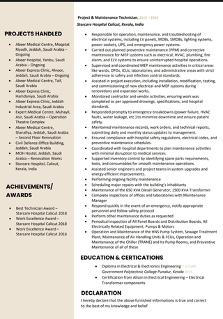 Riyadh, Job Seekers, Supervisor /Engineer