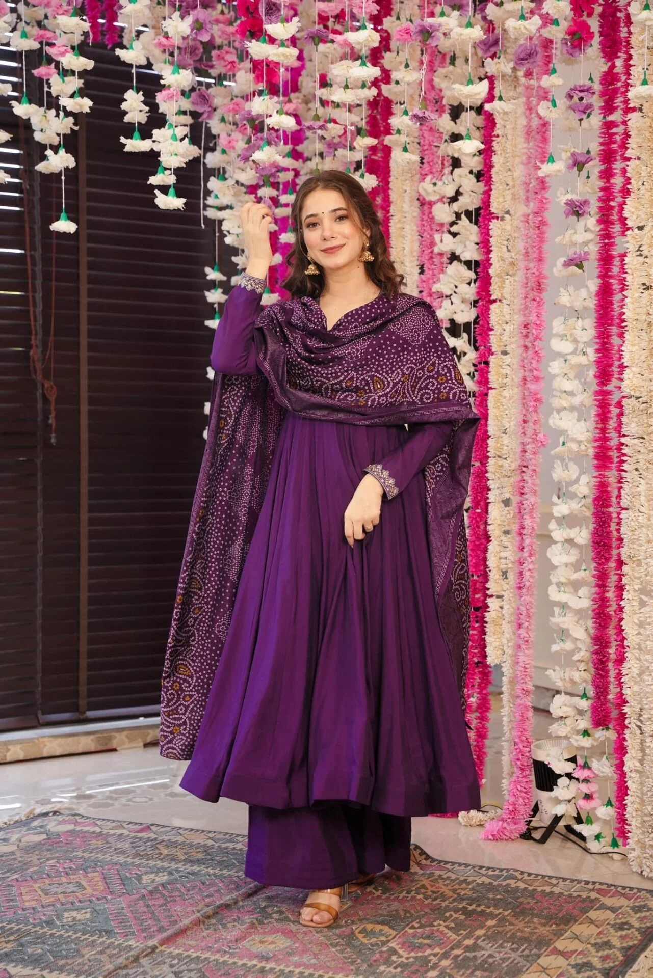 Jaipur, Clothing & Accessories, INR 5500,  Buy Idaho Dreamy Purple Muslin Suit Set Online