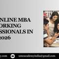 Best Online MBA For Working Professionals In India 2026