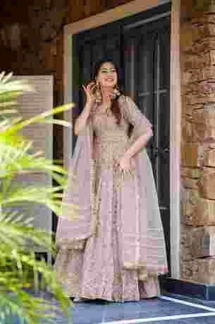 Jaipur, Clothing & Accessories, INR 12000,  Buy Idaho Neerja Heavy Beige Maxi Set Online
