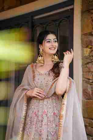 Jaipur, Clothing & Accessories, INR 12000,  Buy Idaho Neerja Heavy Beige Maxi Set Online