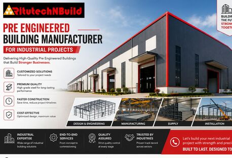 Mumbai, Construction, Pre Engineered Building Manufacturer For Industrial Projects