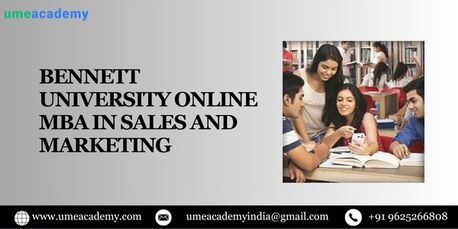 Noida, Lessons Offered, Bennett University Online MBA In Sales And Marketing