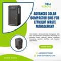 Outdoor Waste Compression With Solar For Efficient Waste Collection