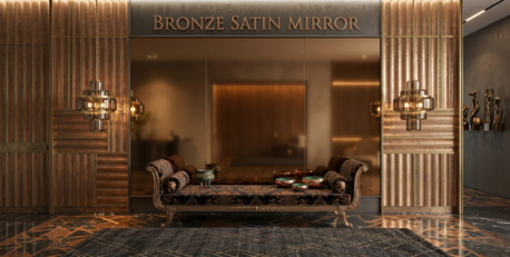 New Delhi, Furniture, Interiors With Premium Bronze Satin Mirror