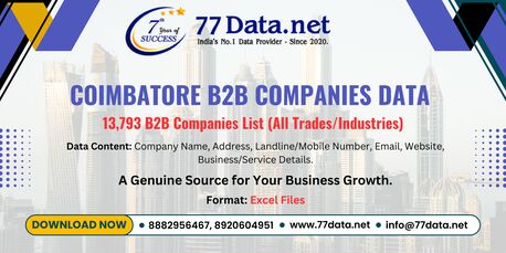 Coimbatore, Business, Verified List Of 13,793 B2B Companies In Coimbatore With Contact Details