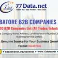 Verified List Of 13,793 B2B Companies In Coimbatore With Contact Details