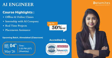 Indore, Lessons Offered, Datamites Artificial Intelligence Certification In Indore