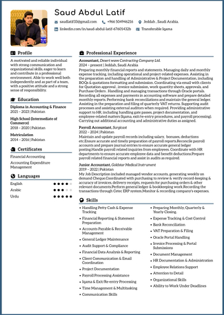 Abha, Job Seekers, Accountant, Assistant Accountant , Junior Accountant , Project Accountant , HR , Admin