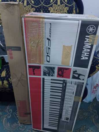 Al Jubail Al Balad, Musical Instruments, SAR 250,  YAMAHA PIANO/ORGAN PSR F50 WITH STAND