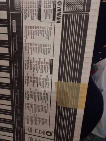 Al Jubail Al Balad, Musical Instruments, SAR 250,  YAMAHA PIANO/ORGAN PSR F50 WITH STAND