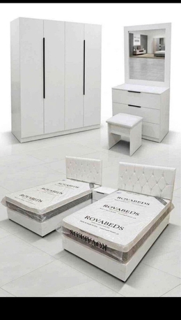Jeddah, Furniture, SAR 1100,  Complete Wooden  Medium Size Furniture Set With 3 Door Wardrobe In Reasonable Prices