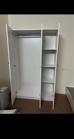 Jeddah, Furniture, SAR 1100,  Complete Wooden  Medium Size Furniture Set With 3 Door Wardrobe In Reasonable Prices
