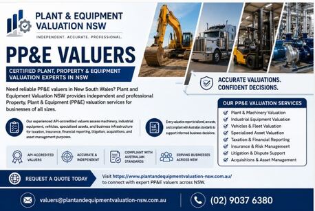 Sydney, Real Estate, PP&E Valuers &ndash; Certified Plant, Property & Equipment Valuation Experts In NSW
