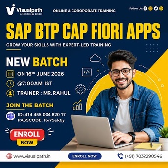 Hyderabad, Lessons Offered, Our New SAP BTP CAP Fiori Apps New Batch For Online Training