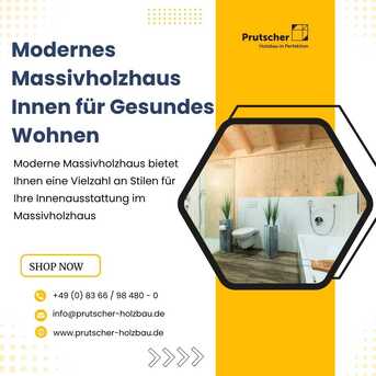 Berlin, Construction, Modernes Massivholzhaus Innen Für Gesundes Wohnen
