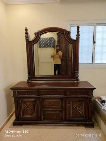 Al Safa, Furniture, SAR 1300,  Elegant Pre-Owned Bedroom Set Excellent Condition