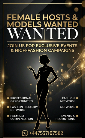 Manama, Jobs, Female Models And Host Wanted For Events