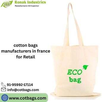 Paris, Business, Cotton Bags Manufacturers In France For Retail