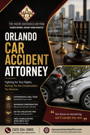 Miami, Legal, Experienced Orlando Car Accident Attorney For Injury Claims