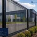 Anti Climb Welded Mesh Fencing For High Security Perimeters