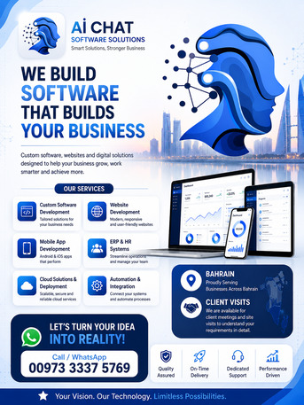 Manama, Software Development, 🚀 Need A Software Solution For Your Business?