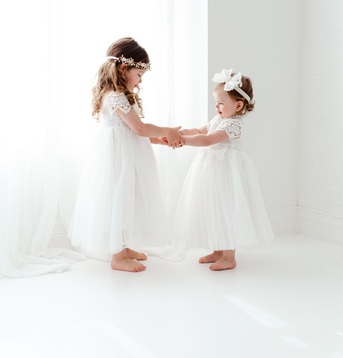 New York, Clothing & Accessories, USD 85,  White Crochet Lace Flower Girl Dress, Boho Tulle Beach Wedding Dress For Girls