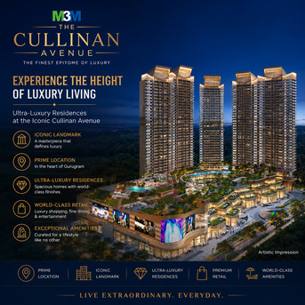Mumbai, Apartments, Flats, Houses & Villas, M3M The Cullinan Avenue &ndash; Your Gateway To Luxury Living