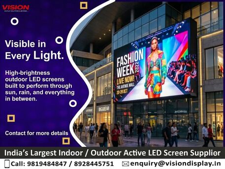 Mumbai, Business, Premium LED Billboard Manufacturers In India | Vision Display