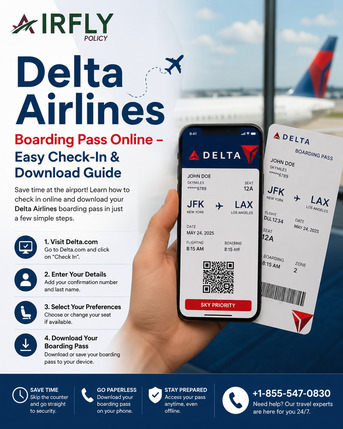 New York, Travel, Delta Airlines Boarding Pass Online &ndash; Easy Check-In & Download Guide