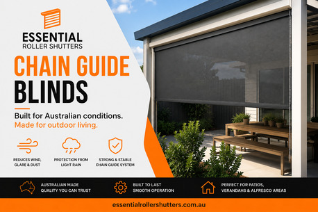 Sydney, Business, Chain Guide Blinds Australia | Essential Roller Shutters