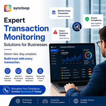Washington DC, Financial, Expert Transaction Monitoring Solutions For Businesses | Syncloop.Ai