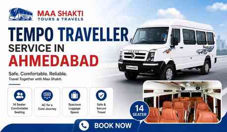 Ahmedabad, Travel, Tempo Traveller Service In Ahmedabad &ndash; Best Rental For Group Travel