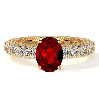 New York, Jewelry, USD 5,  Buy Ruby Ring Online &ndash; Diamond Ruby Ring