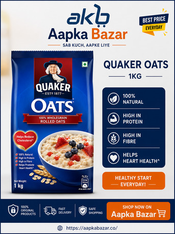 Dwarka, Household, QUAKER OATS 1 KG &ndash; A HEALTHY START TO EVERY DAY