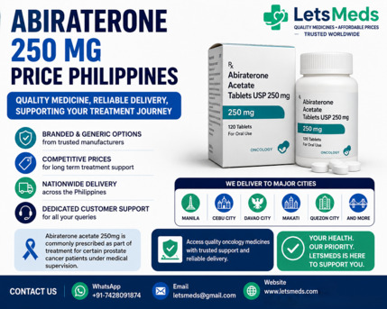 General Santos City, Health & Beauty Items, PHP 1,  Abiraterone 250 Mg Buy Online With Nationwide Shipping In Philippines