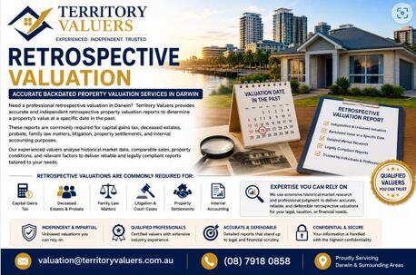 Sydney, Real Estate, Retrospective Valuation &ndash; Accurate Backdated Property Valuation Services In Darwin