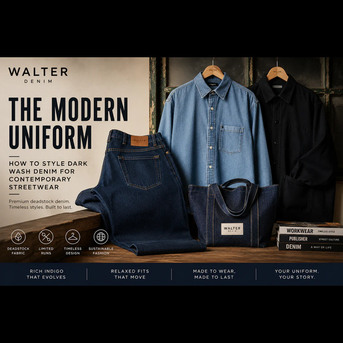 New York, Clothing & Accessories, USD 124,  Dark Wash Denim: Contemporary Streetwear Style Guide UK