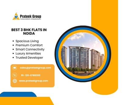 Noida, Real Estate, Best 3 Bhk Flats In Noida