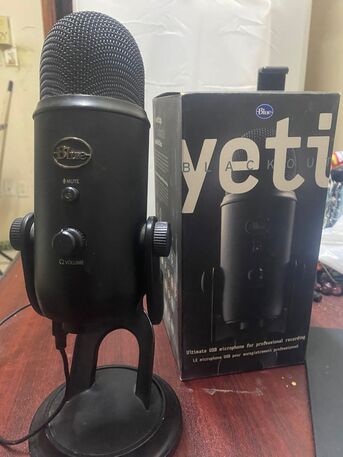 Khobar, Home Audio, SAR 350,  Title: Blue Yeti USB Microphone &ndash; Excellent Condition With Original Box