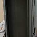 SAR 75,  Single Door Metal Wardrobe (SAR 75) & Steel Table (SAR 50)