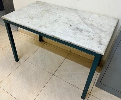 Al Iskan, Household Items, SAR 75,  Single Door Metal Wardrobe (SAR 75) & Steel Table (SAR 50)