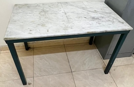 Al Iskan, Household Items, SAR 75,  Single Door Metal Wardrobe (SAR 75) & Steel Table (SAR 50)