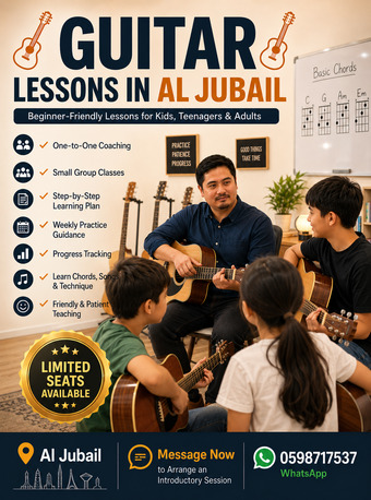 Jubail, Creative, 🎸 Guitar Lessons In Al Jubail 🎸