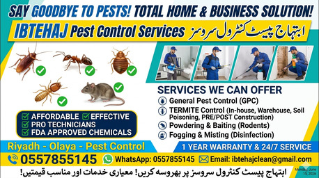 Riyadh, Pest Control, Best Pesticide Company In Riyadh 0557855145