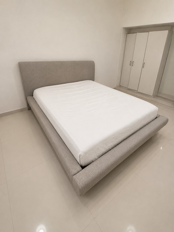 Riyadh, Furniture, SAR 1200,  Bedframe With Foam Headboard (from Abyat)