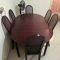 SAR 1000,  Wooden Dinning Table With 6 Chairs For Sale