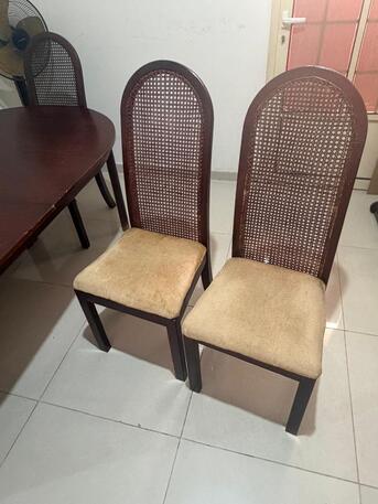 Jeddah, Furniture, SAR 1000,  Wooden Dinning Table With 6 Chairs For Sale