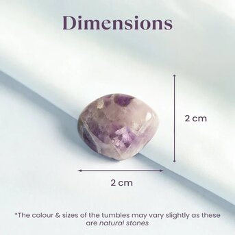 Mumbai, Jewelry, INR 499,  Buy Amethyst Tumble Stone For Calmness And Clarity