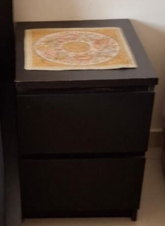 Jeddah, Furniture, SAR 275,  IKEA 2 Chesters Of 2 Drawers, Black-brown